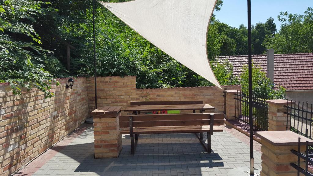 Patio nebo venkovní prostory v ubytování Penzion Starovice