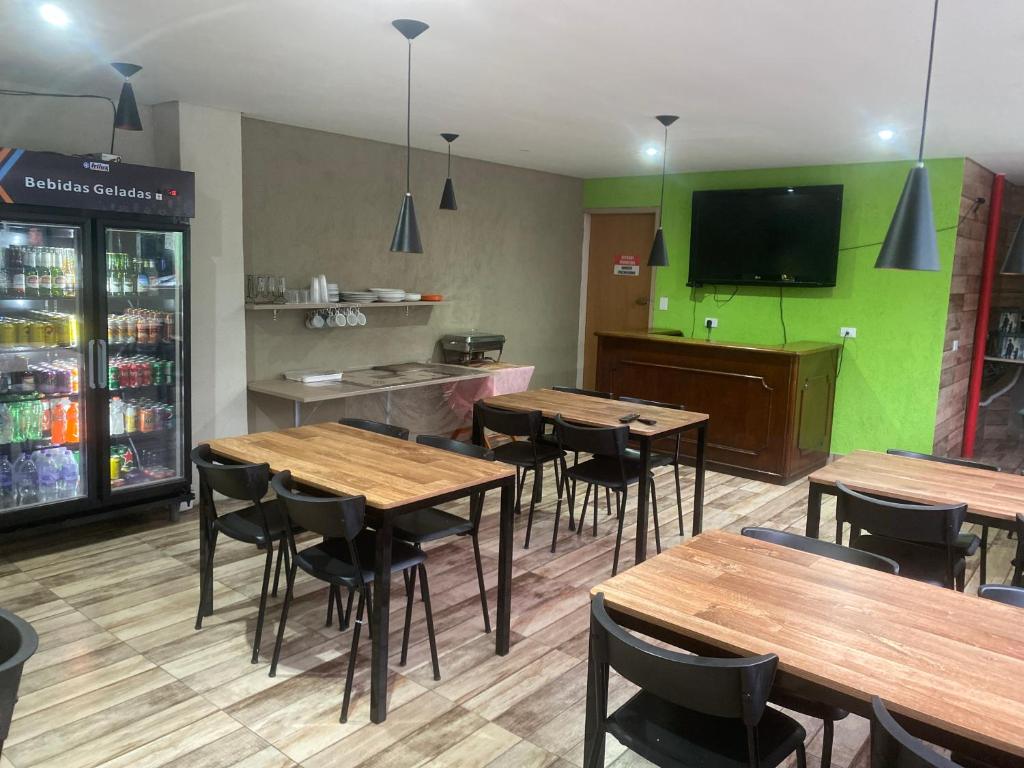 Kuchyň nebo kuchyňský kout v ubytování Hotel Real Centro