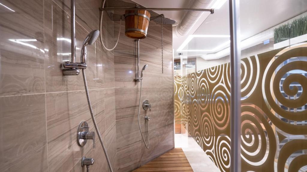 Koupelna v ubytování Aparthotel Vila San