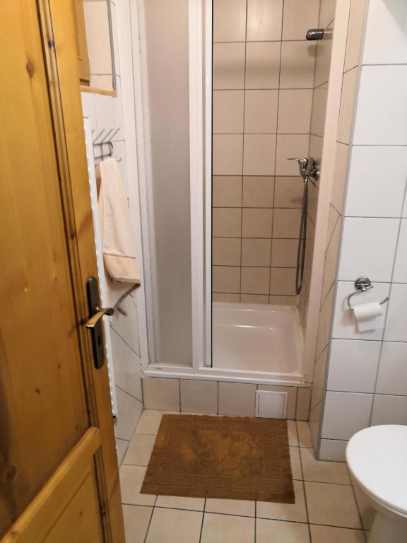 Koupelna v ubytování Chata Pod Jedľou