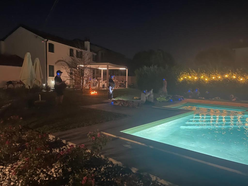 Bazén v ubytování Adria bnb Nature Resort nebo v jeho okolí