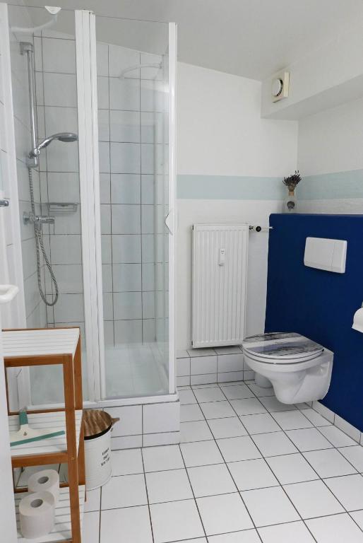 Koupelna v ubytování Speicherheimat