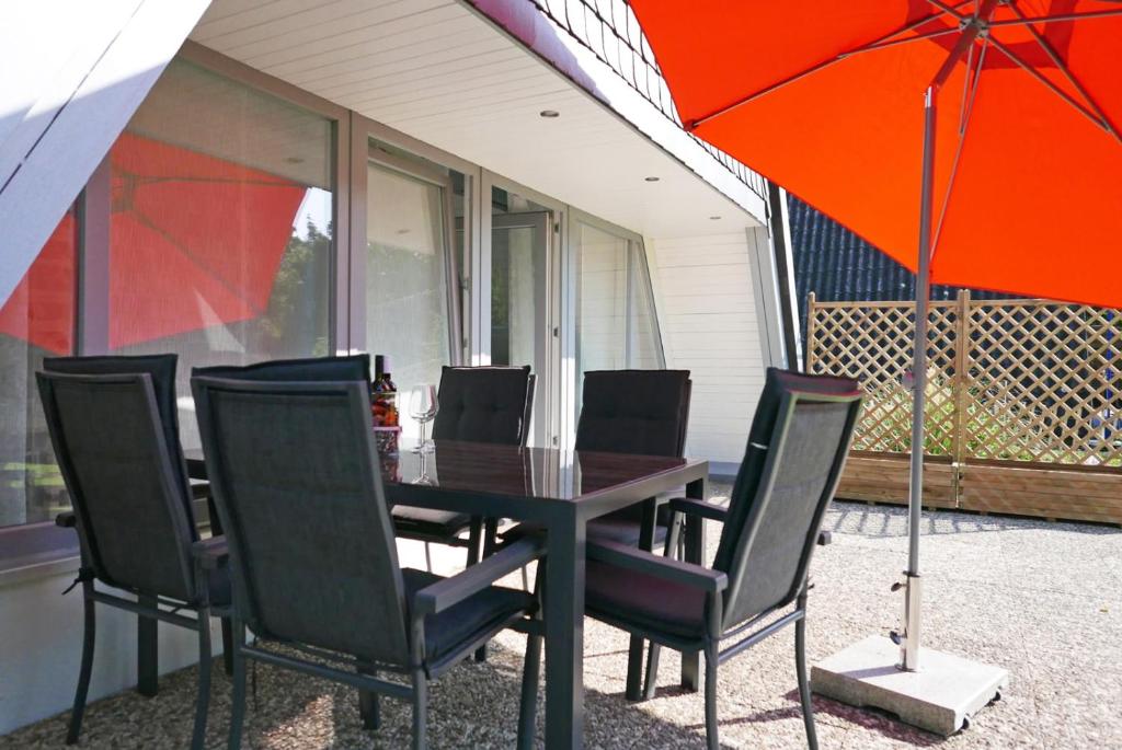 Patio nebo venkovní prostory v ubytování Zum Kuhfleck