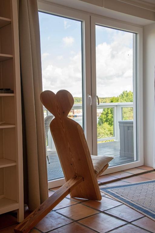 Balkón nebo terasa v ubytování Lieschenhüs