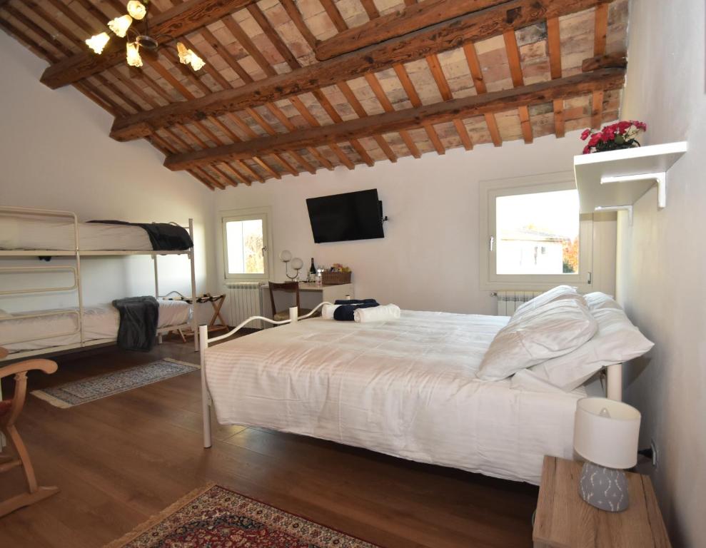 Postel nebo postele na pokoji v ubytování Adria bnb Nature Resort