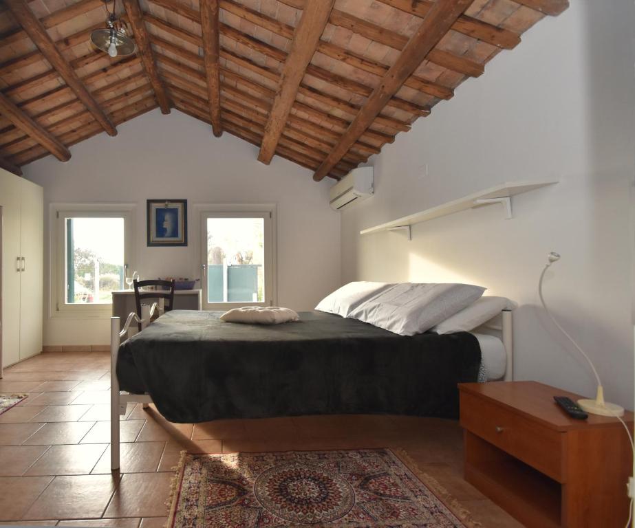 Postel nebo postele na pokoji v ubytování Adria bnb Nature Resort