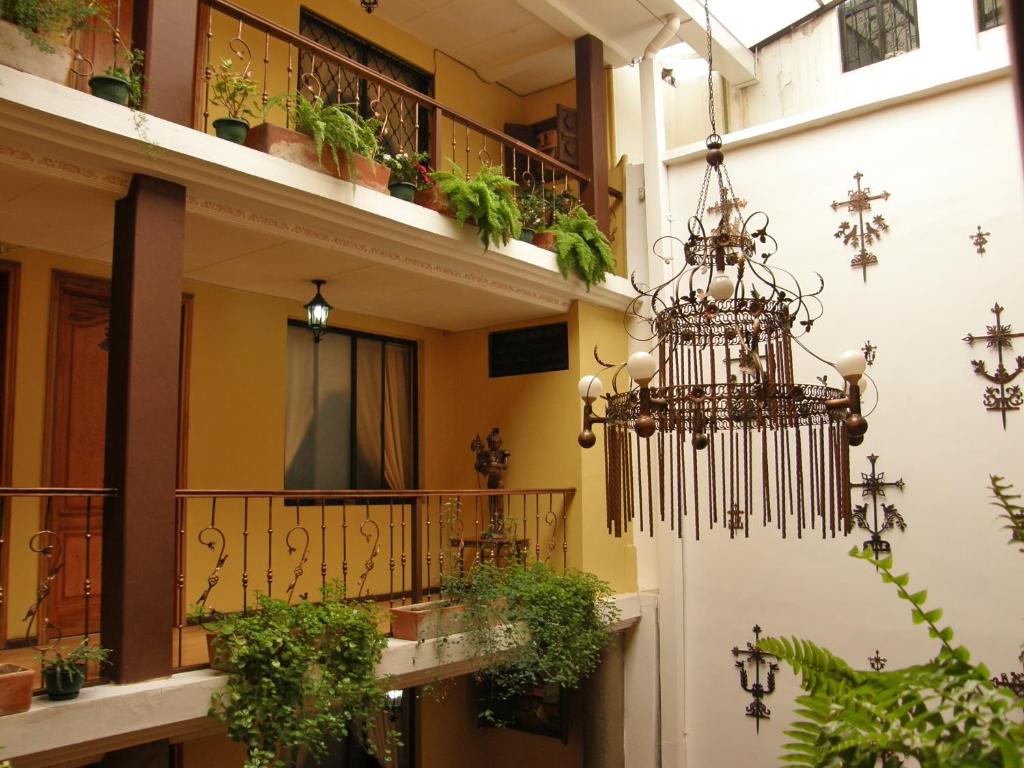 Balkón nebo terasa v ubytování Mía Leticia B&B