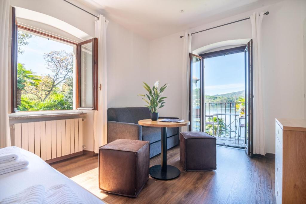 A balcony or terrace at Villa Orta