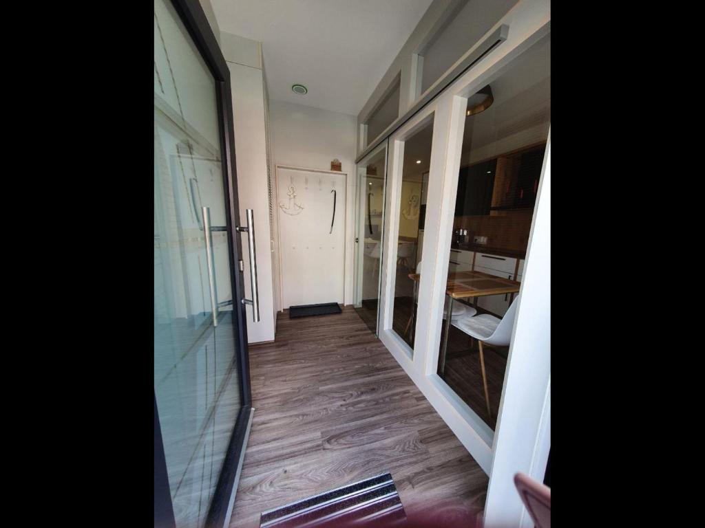 Postel nebo postele na pokoji v ubytování NEU Ferienhaus 54 Husum Sauna gg Gebühr