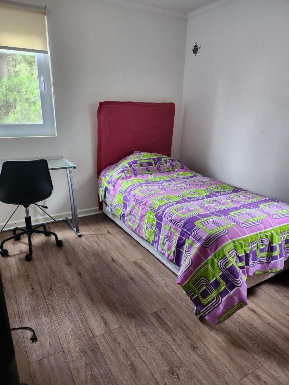 Postel nebo postele na pokoji v ubytování Quebrada de la Candelaria II