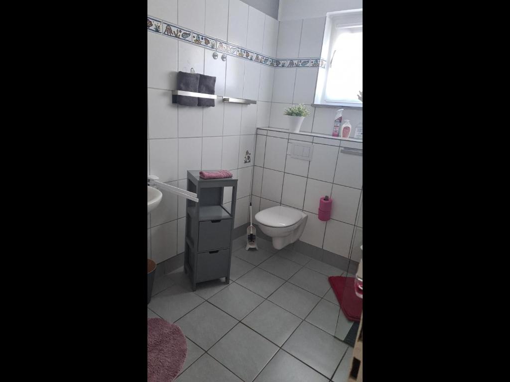 Koupelna v ubytování NEU! Ferienstübchen Julian EINS EG