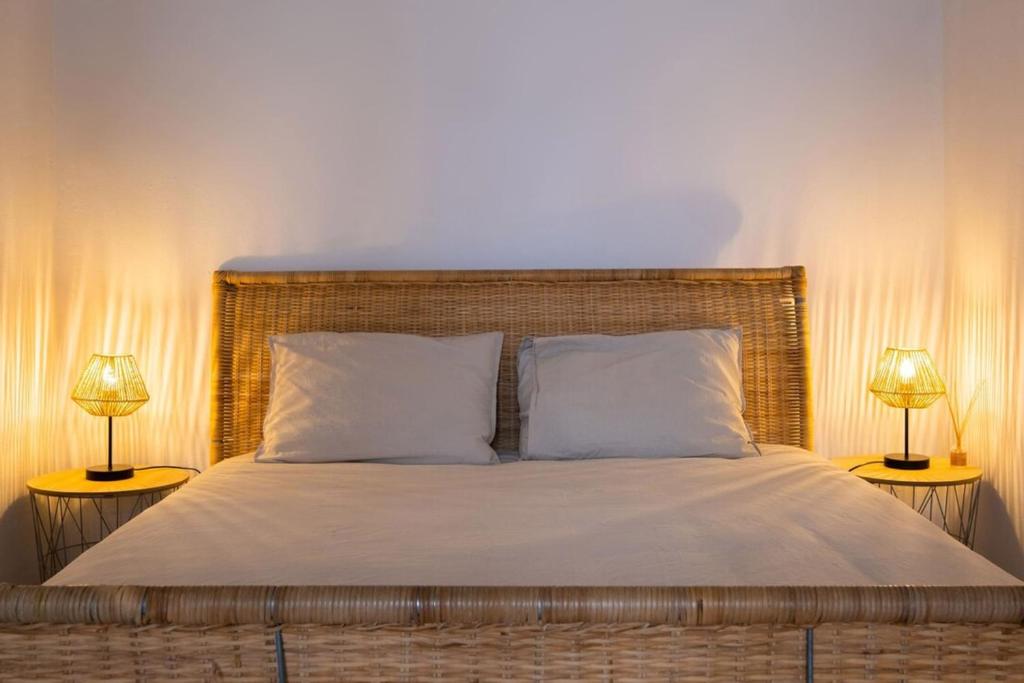 Postel nebo postele na pokoji v ubytování Casa da Antonieta