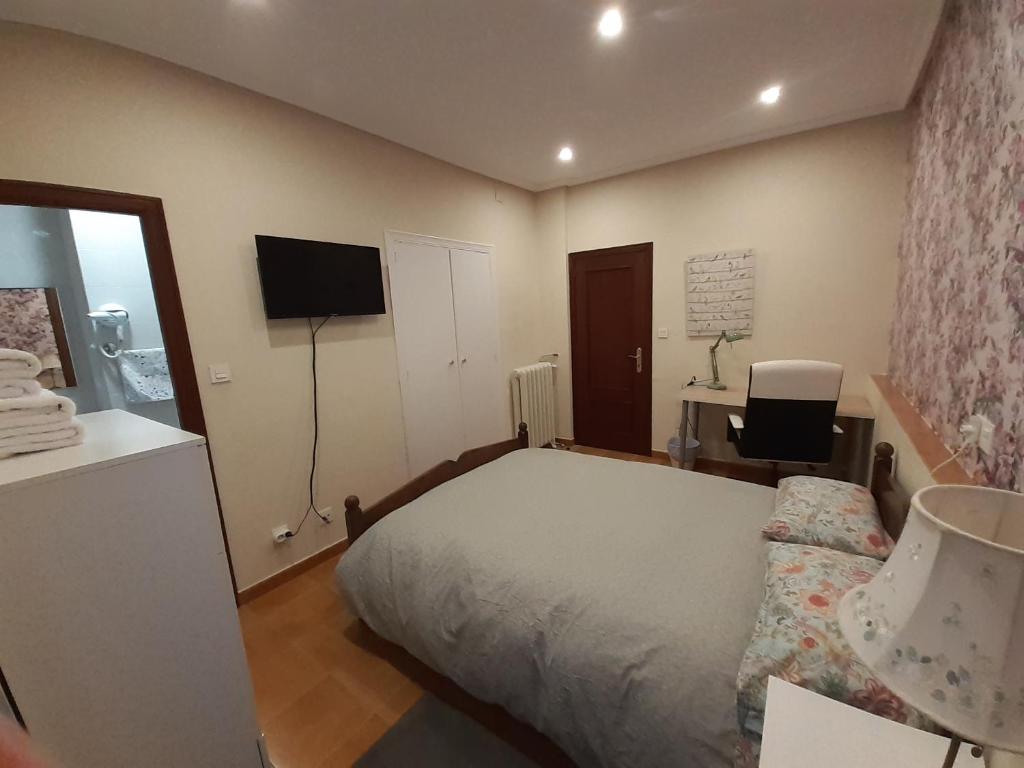 TV a/nebo společenská místnost v ubytování Uría 25 rooms
