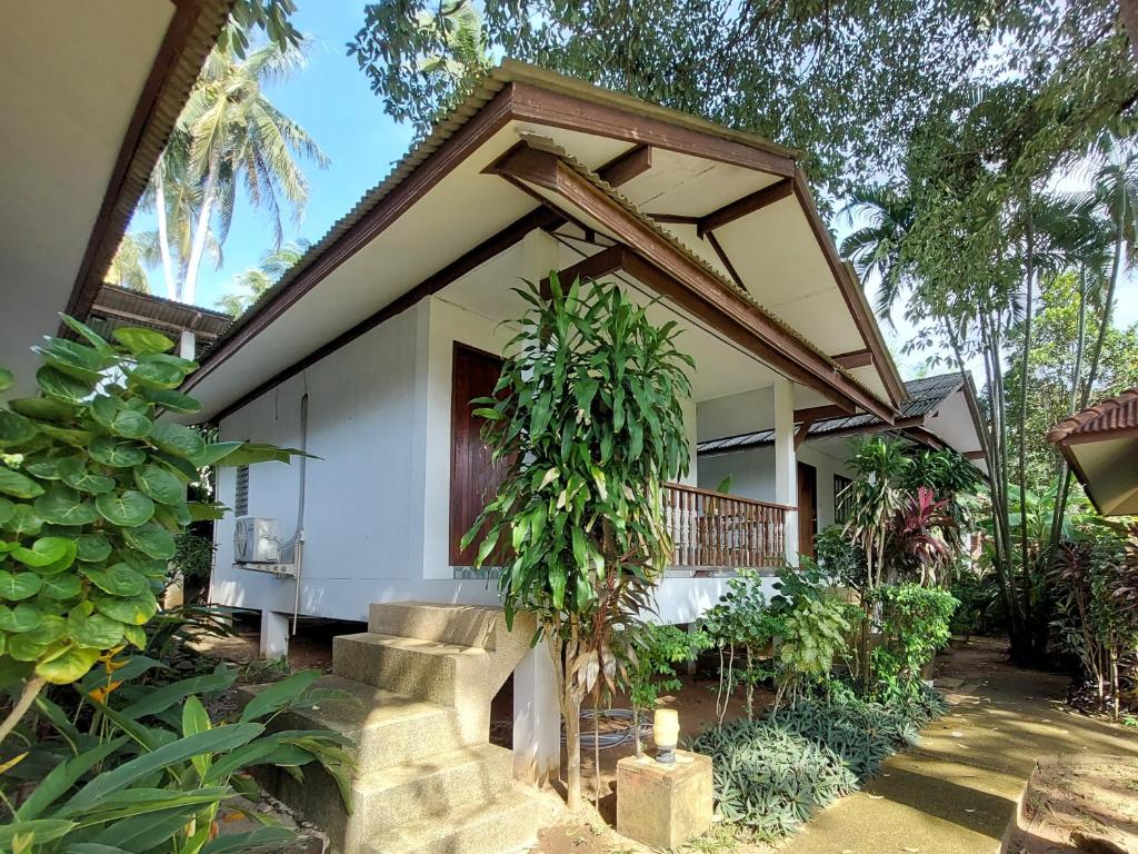 Zahrada ubytování Fullmoon House Samui