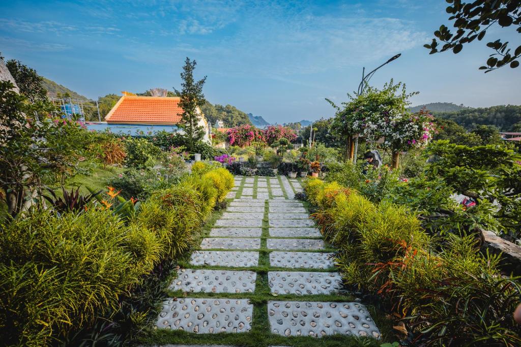 Zahrada ubytování Green Homestay