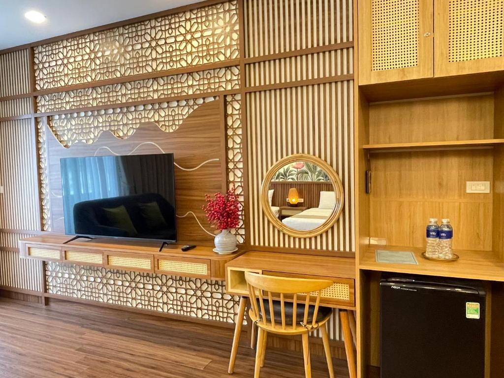 Kuchyň nebo kuchyňský kout v ubytování FLC Sea Tower - Căn Hộ Biển Quy Nhơn