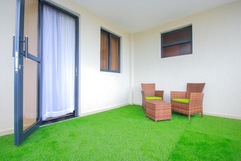 Posezení v ubytování Lemaiyan Suites