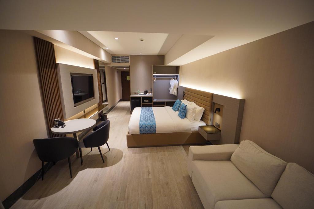 Posezení v ubytování Bayprime Hotel