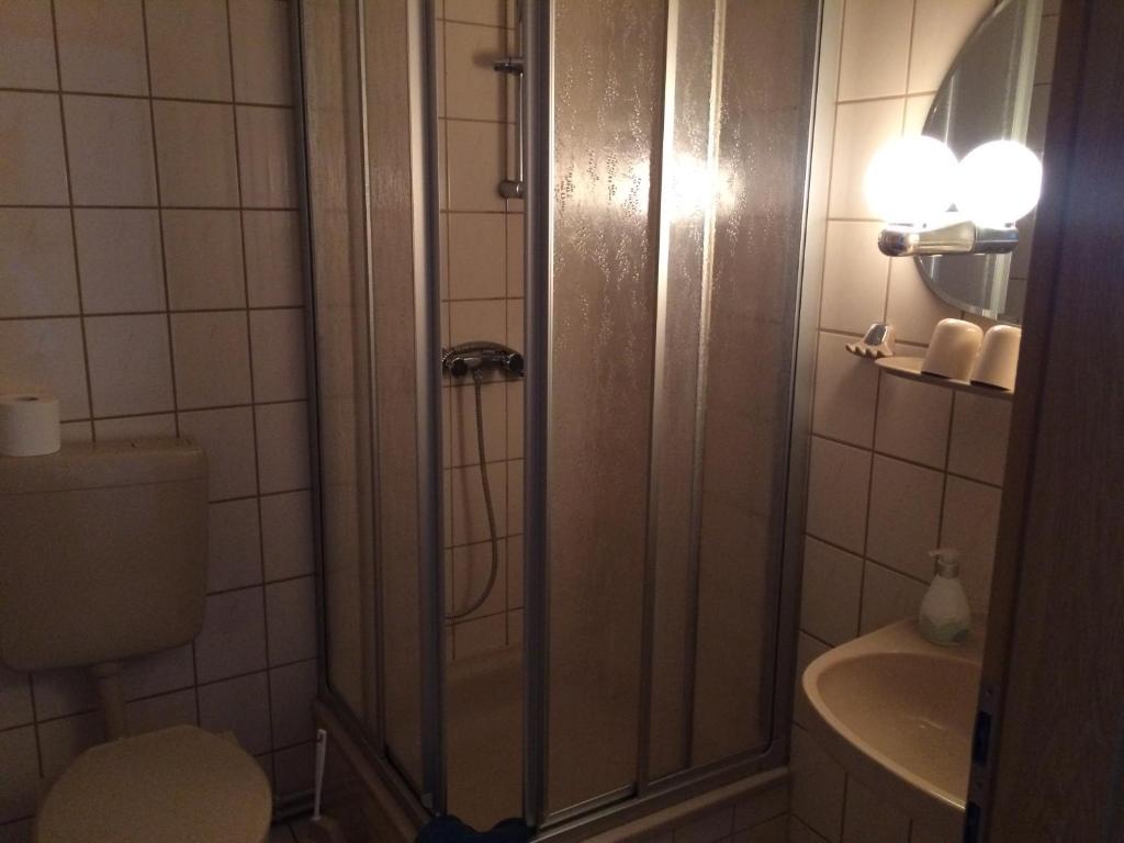 Koupelna v ubytování Hotel Stadt Leipzig