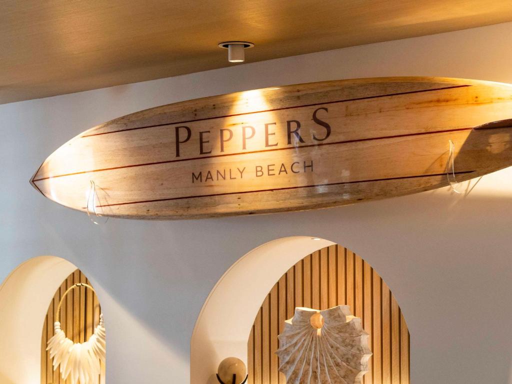 Certifikát, hodnocení, plakát nebo jiný dokument vystavený v ubytování Peppers Manly Beach