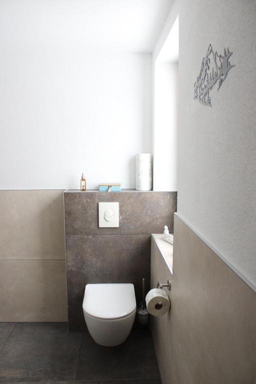 A bathroom at Riverhaus