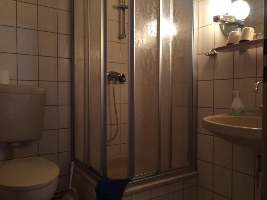 Koupelna v ubytování Hotel Stadt Leipzig
