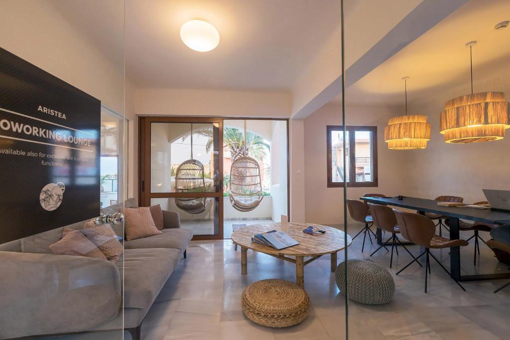 Posedenie v ubytovaní Domenica Apartments