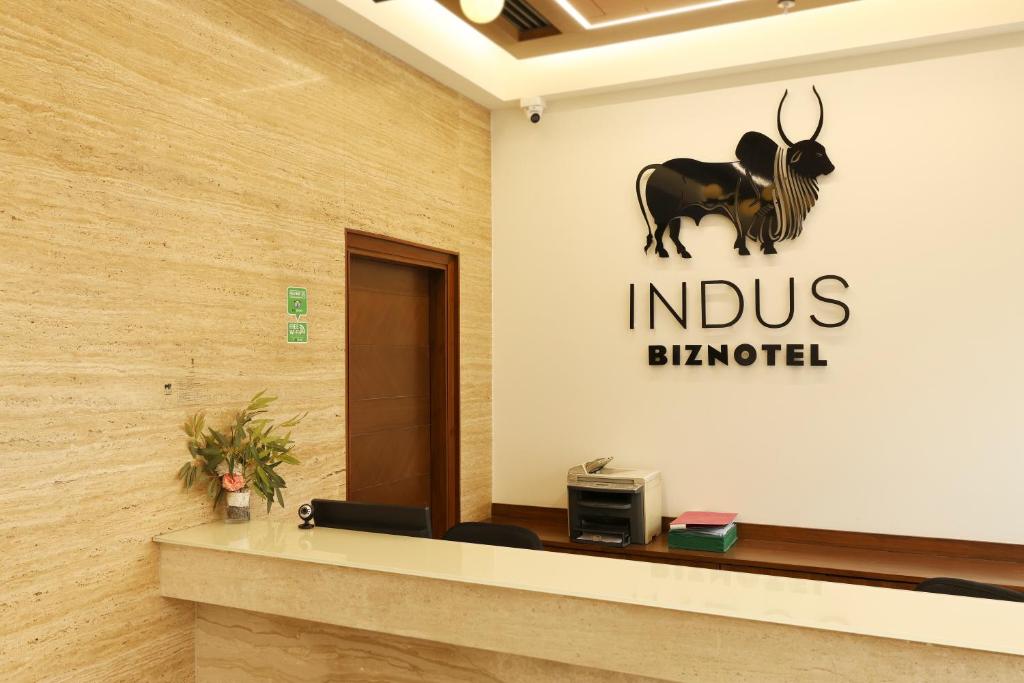 Certifikát, hodnocení, plakát nebo jiný dokument vystavený v ubytování Indus Biznotel