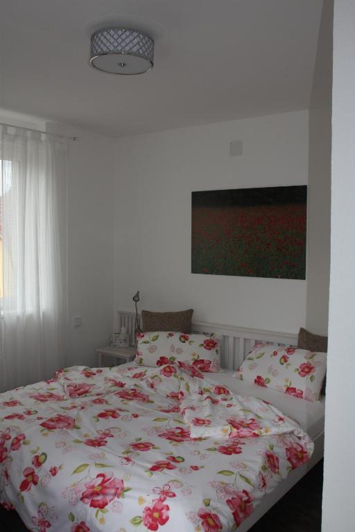 Postel nebo postele na pokoji v ubytování Bio's Appartment