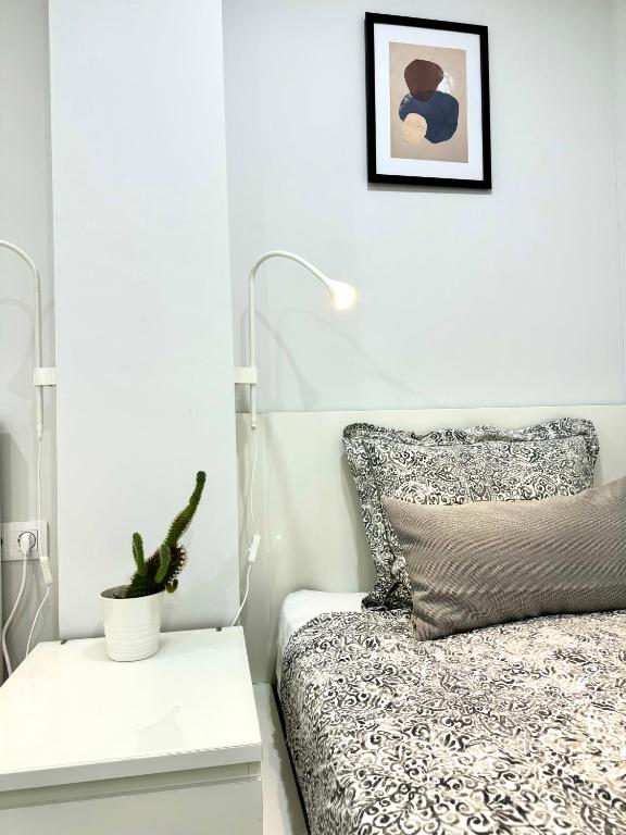 Postel nebo postele na pokoji v ubytování Las Viñas Apartment