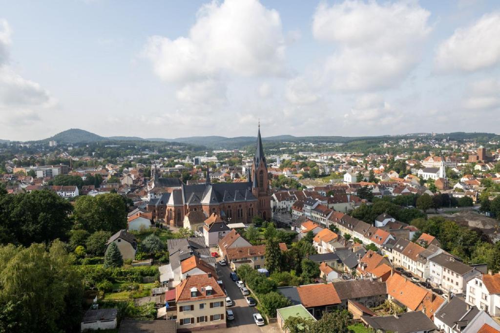 Nespecifikovaný výhled na destinaci Sankt Ingbert nebo výhled na město při pohledu z apartmánu