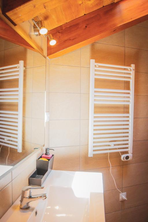 Koupelna v ubytování Casa amb molt encant i tranquilitat.