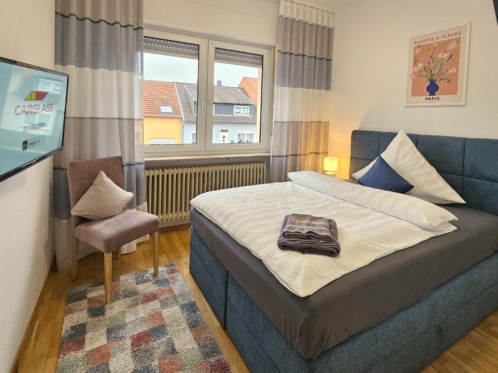 Postel nebo postele na pokoji v ubytování Hotel Maurer