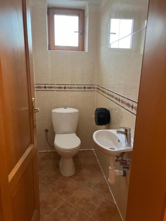 Koupelna v ubytování Hotel Eufória