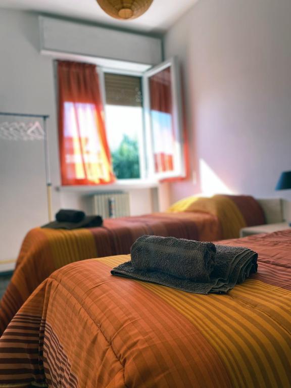 Postel nebo postele na pokoji v ubytování Flat Seriate