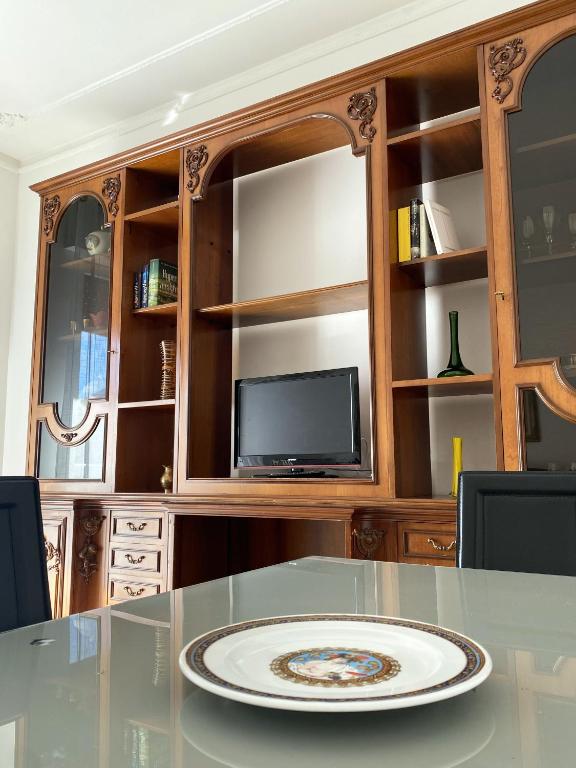 TV a/nebo společenská místnost v ubytování Flat Seriate