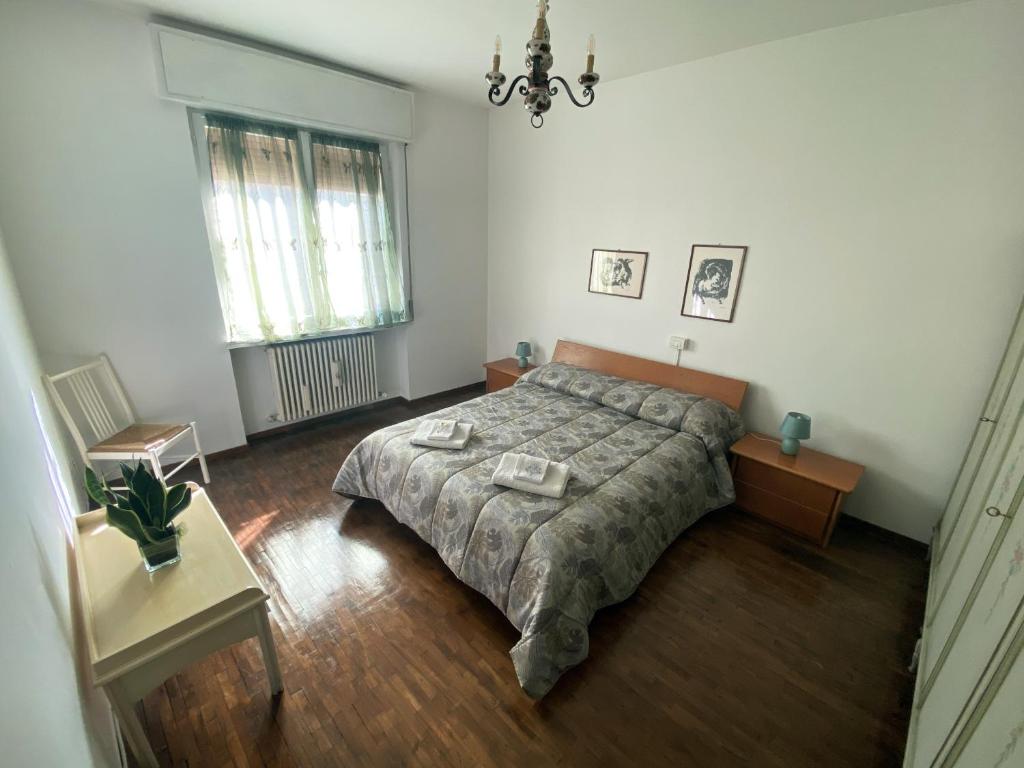 Postel nebo postele na pokoji v ubytování Flat Seriate