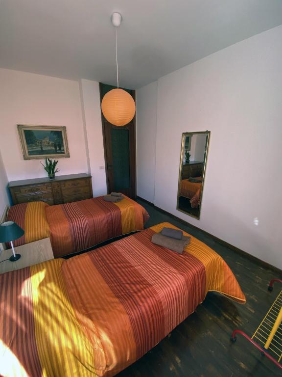 Postel nebo postele na pokoji v ubytování Flat Seriate