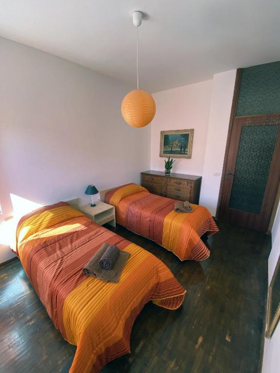 Postel nebo postele na pokoji v ubytování Flat Seriate
