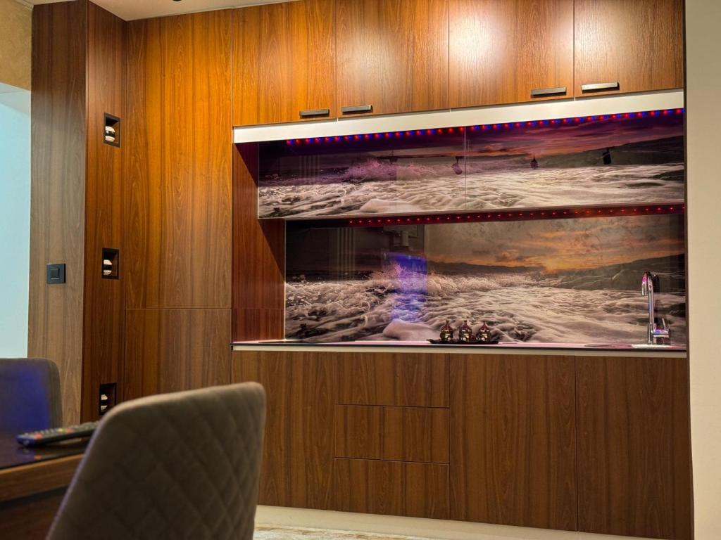 TV a/nebo společenská místnost v ubytování Ice Dream Apartmani