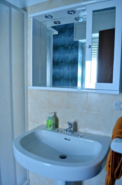 Koupelna v ubytování La Ozza B&B