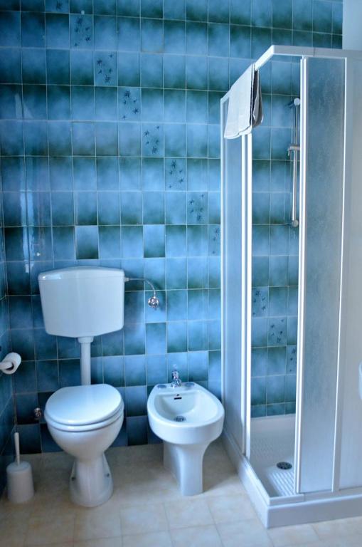 Koupelna v ubytování La Ozza B&B