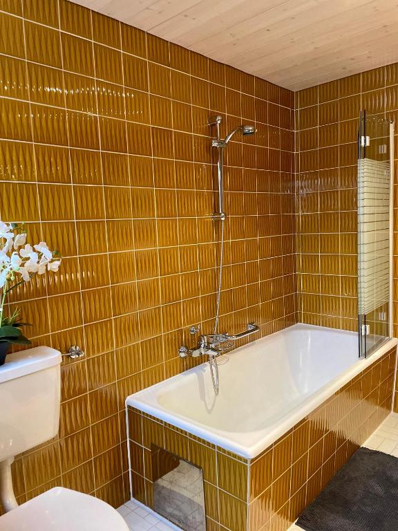 Kúpeľňa v ubytovaní Appartementhaus FICHTERN