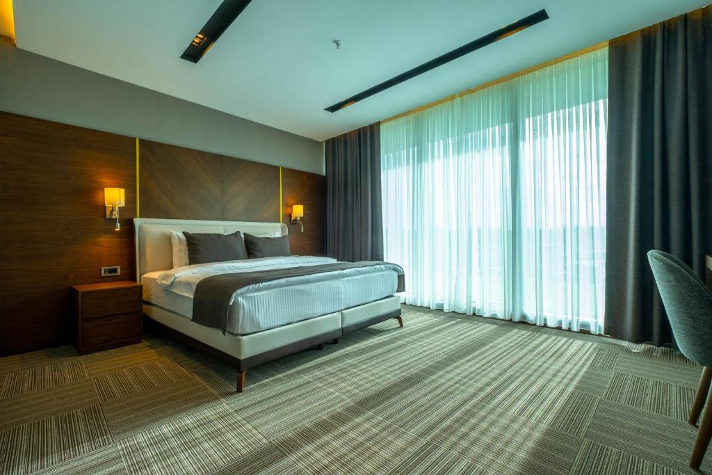 Postel nebo postele na pokoji v ubytování B'İSTANBUL HOTEL