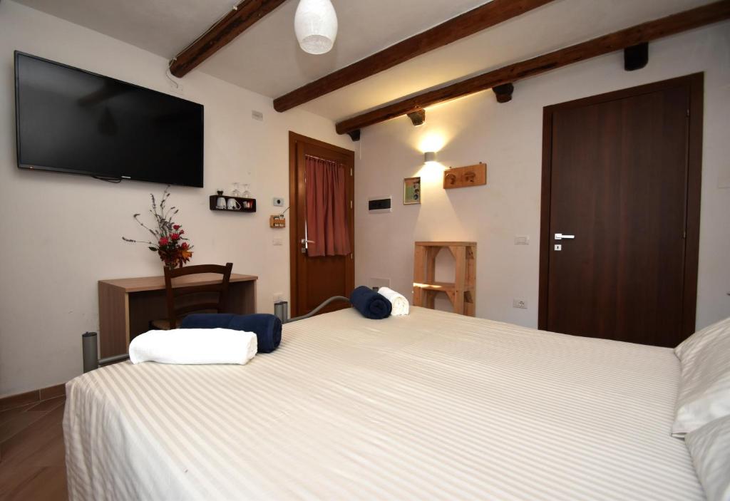 Postel nebo postele na pokoji v ubytování Adria bnb Nature Resort