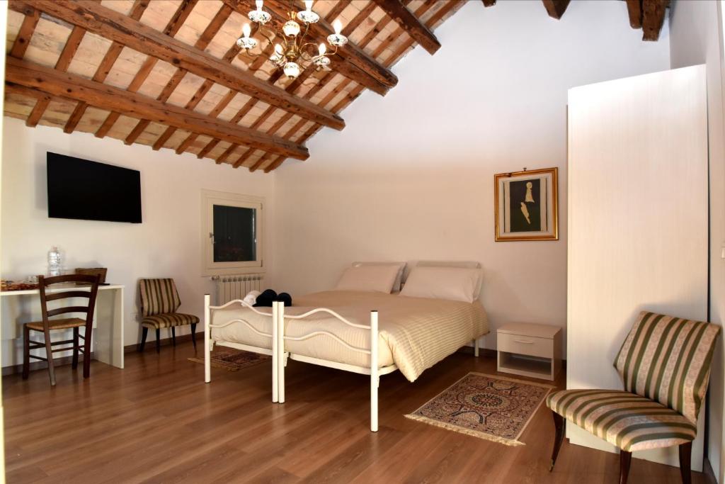 TV a/nebo společenská místnost v ubytování Adria bnb Nature Resort