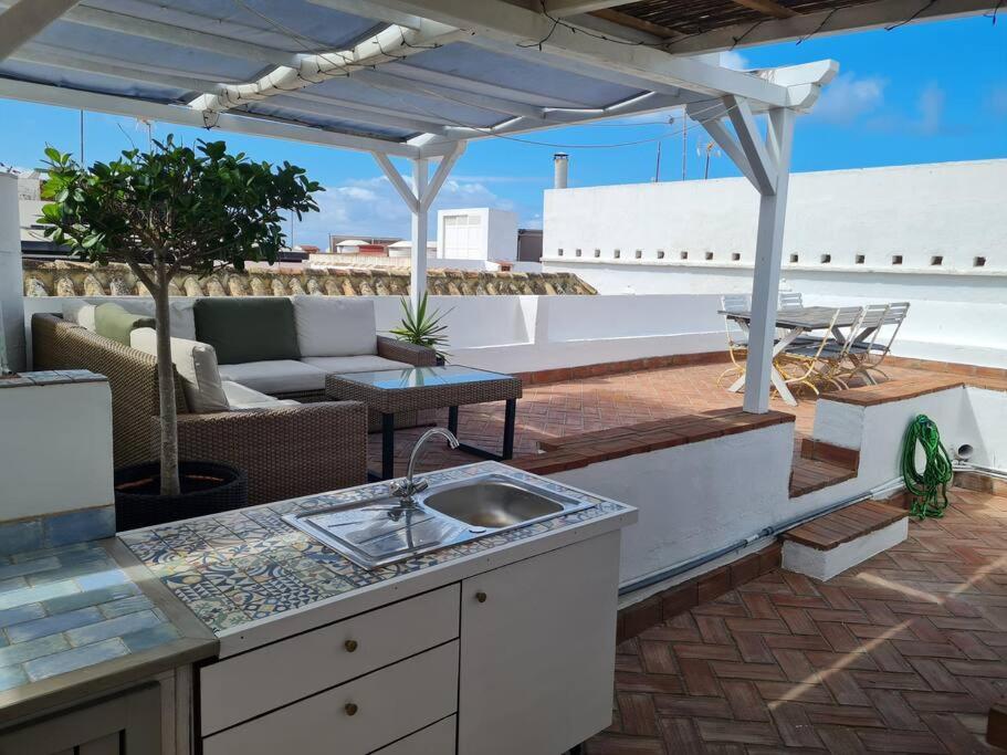 Χώρος καθιστικού στο Centre old town rooftop apartment