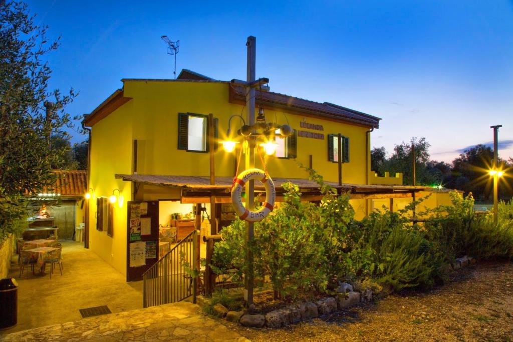 Budova, kde se bed and breakfast nachází