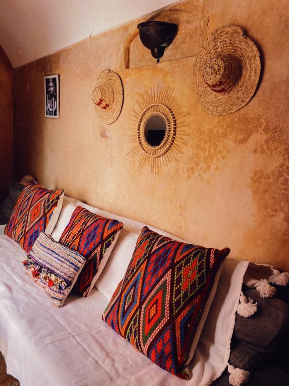 Postel nebo postele na pokoji v ubytování Riad Sidi Radoine