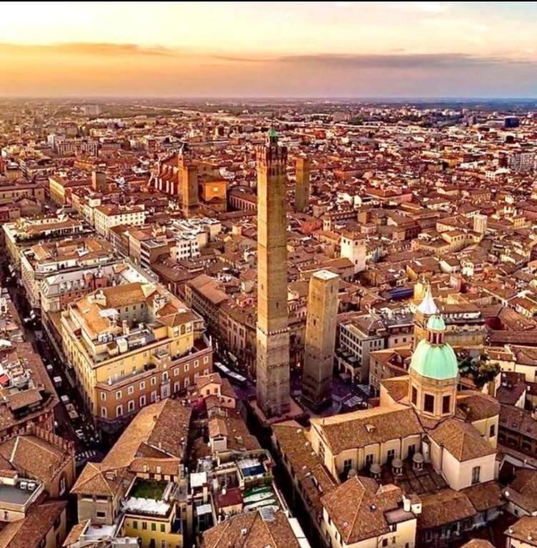 Výhľad na mesto Bologna alebo výhľad na mesto priamo z apartmánu